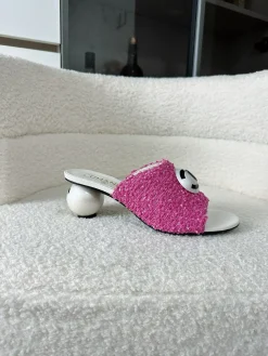 CHANEL Sandals & Mules Tweed (Pink-White-Black) EU35-41 B70202606030479119
