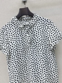 Alternative view of CHANEL Shirts & Polos Chiffon (White-Black) S-M-L B75202606010248119