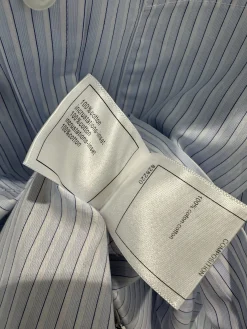 Alternative view of CHANEL Shirts & Polos Cotton (White-Blue) S-M-L B35202606010941109