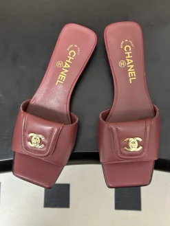 Alternative view of CHANEL Slides & Slippers Lambskin EU35-39 B40202606030510109