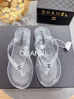 CHANEL Slides & Slippers PVC (Clear-Black) EU36-41 A0020260603055669