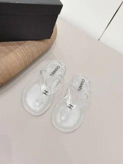 Alternative view of CHANEL Slides & Slippers PVC (Clear) EU36-40 A6020260603055589