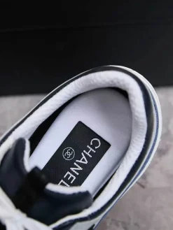 Alternative view of CHANEL Sneakers & Trainers Leather-Mesh (White-Black) EU35-46 B60202606030602119