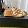 CHANEL Sneakers & Trainers Leather-Suede (Brown-White-Burgundy) EU35-41 B50202606033328119