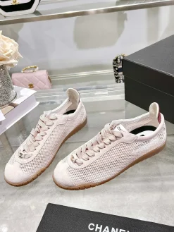 CHANEL Sneakers & Trainers Mesh-Suede (Light Pink-Brown) EU35-41 B20202606030605109