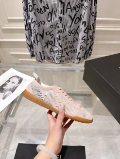CHANEL Sneakers & Trainers Mesh-Suede (Pink-Brown) EU35-41 B40202606030606109