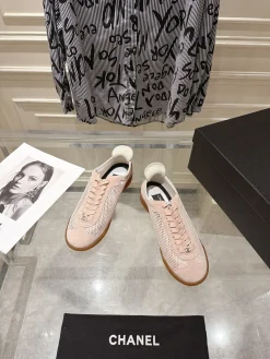 Alternative view of CHANEL Sneakers & Trainers Mesh-Suede (Pink-Brown) EU35-41 B40202606030606109