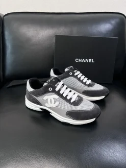 Alternative view of CHANEL Sneakers & Trainers Suede-Mesh (Dark Grey-Light Grey-White-Black) EU39-46 C60202606030613149