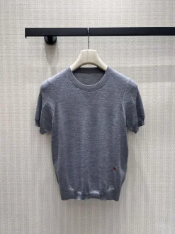CHANEL Sweaters & Knitwear Cashmere-Silk (Gray) S-M-L C35202606010094139