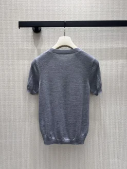 Alternative view of CHANEL Sweaters & Knitwear Cashmere-Silk (Gray) S-M-L C35202606010094139