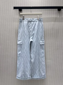 Alternative view of CHANEL Trousers & Shorts Cotton (Light blue) S-M-L C75202606010084149
