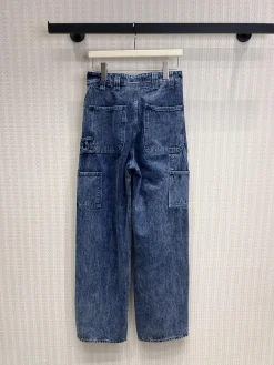 Alternative view of CHANEL Trousers & Shorts Denim (Blue) S-M-L B55202606011757119