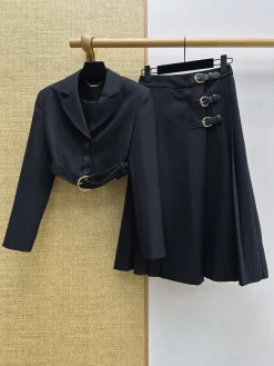 Alternative view of CHLOE Coats & Jackets Wool (Black) S-M-L B75202606011611119