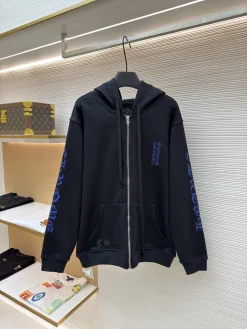 CHROME HEARTS Sweaters & Knitwear Cotton (Black-Blue) M-XXL C05202606130597139