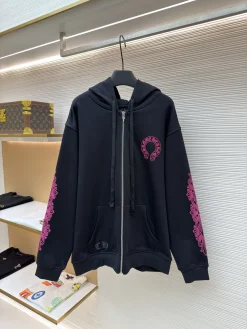 CHROME HEARTS Sweaters & Knitwear Cotton (Black-Pink) M-XXL C05202606130601139