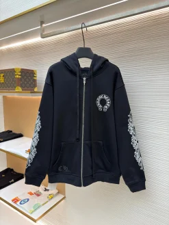 CHROME HEARTS Sweaters & Knitwear Cotton (Black-White) M-XXL C05202606130606139