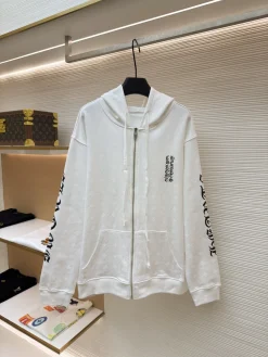 CHROME HEARTS Sweaters & Knitwear Cotton (White-Black) M-XXL C25202606130595149