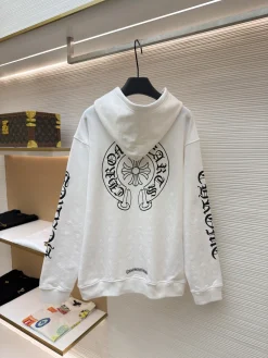 Alternative view of CHROME HEARTS Sweaters & Knitwear Cotton (White-Black) M-XXL C25202606130595149