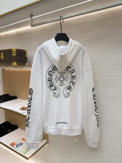 Alternative view of CHROME HEARTS Sweaters & Knitwear Cotton (White-Black) S-XL C05202606130594139