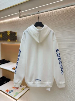 Alternative view of CHROME HEARTS Sweaters & Knitwear Cotton (White-Blue) S-XL C05202606130599139