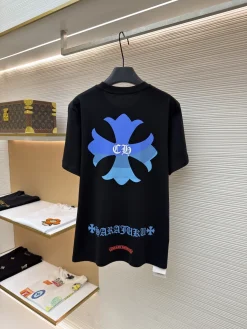 Alternative view of CHROME HEARTS T-shirts & Vests Cotton (Black-Blue-Red) S-XL A6020260613044989