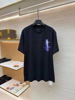 CHROME HEARTS T-shirts & Vests Cotton (Black-Purple-Blue) S-L A2520260613011879