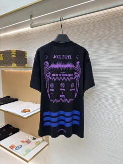 Alternative view of CHROME HEARTS T-shirts & Vests Cotton (Black-Purple-Blue) S-L A2520260613011879