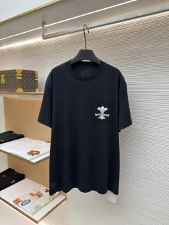 CHROME HEARTS T-shirts & Vests Cotton (Black-White) S-L A2020260613082479