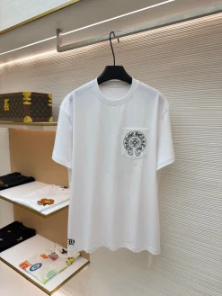 CHROME HEARTS T-shirts & Vests Cotton (White) S-L A2020260613082979