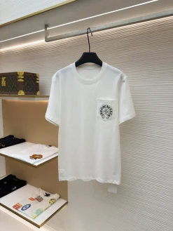 CHROME HEARTS T-shirts & Vests Cotton (White) S-XL A6020260613044789