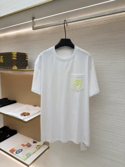 CHROME HEARTS T-shirts & Vests Cotton (White-Yellow) S-L A1020260613076079