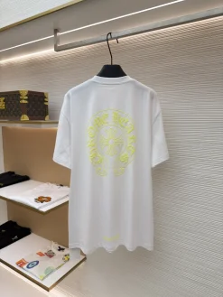 Alternative view of CHROME HEARTS T-shirts & Vests Cotton (White-Yellow) S-L A1020260613076079