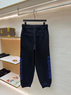 Alternative view of CHROME HEARTS Trousers & Shorts Cotton (Black-Blue) S-XL B35202606130598119