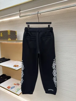 Alternative view of CHROME HEARTS Trousers & Shorts Cotton (Black-White) S-XL B35202606130607119