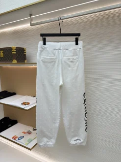Alternative view of CHROME HEARTS Trousers & Shorts Cotton (White-Black) S-XL B55202606130596119