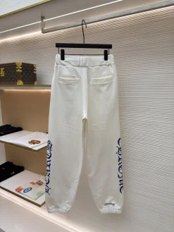 Alternative view of CHROME HEARTS Trousers & Shorts Cotton (White-Blue) S-XL B35202606130600119