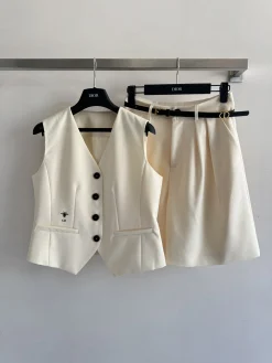 DIOR Coats & Jackets Wool (Cream) S-M-L C85202606011536159