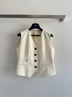 Alternative view of DIOR Coats & Jackets Wool (Cream) S-M-L C85202606011536159