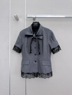 DIOR Coats & Jackets Wool (Gray-Black) S-M-L C20202606010125139