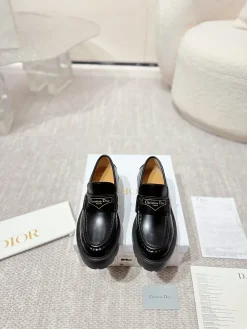Alternative view of DIOR Flats & Loafers Leather (Black) EU35-40 B80202606030881129