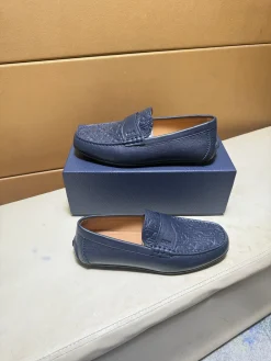 DIOR Flats & Loafers Leather (Blue) EU39-44 B60202606030632119