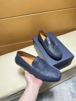 Alternative view of DIOR Flats & Loafers Leather (Blue) EU39-44 B60202606030632119