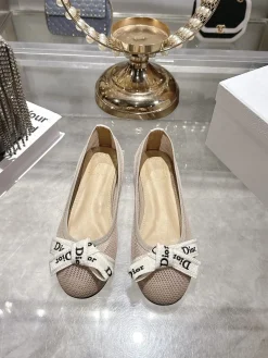 Alternative view of DIOR Flats & Loafers Mesh (Beige-Black) EU34-41 B40202606030635109