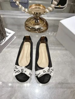DIOR Flats & Loafers Mesh (Black-White) EU34-41 B40202606030636109