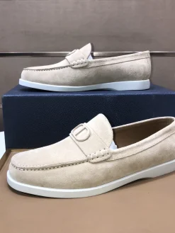 DIOR Flats & Loafers Suede (Beige-White) EU38-45 B60202606030637119