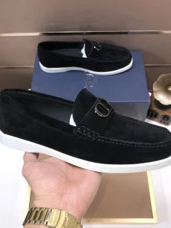 Alternative view of DIOR Flats & Loafers Suede (Black-White) EU38-45 B60202606030640119