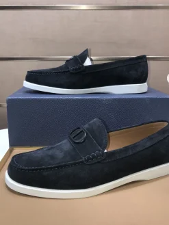 DIOR Flats & Loafers Suede (Black-White) EU38-45 B60202606030641119