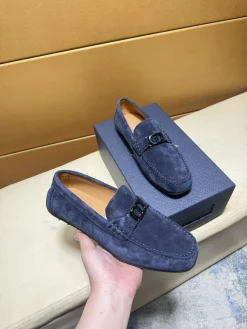 Alternative view of DIOR Flats & Loafers Suede (Blue) EU38-44 B60202606030642119