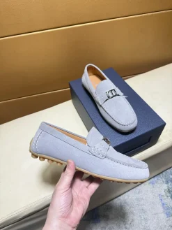 Alternative view of DIOR Flats & Loafers Suede (Light Blue) EU39-44 B60202606030645119