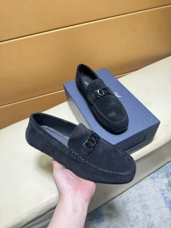 Alternative view of DIOR Flats & Loafers Suede (Navy) EU39-44 B60202606030647119